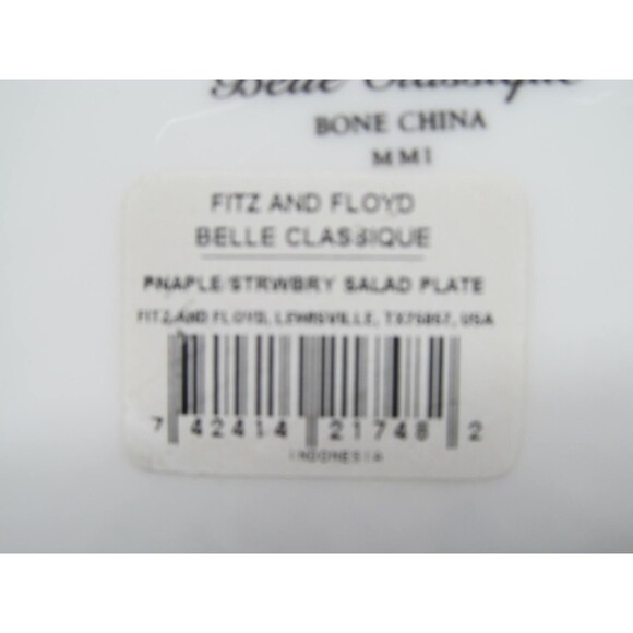 Fitz & Floyd Belle Classique Bone China  9-1/4" Salad Plates New set of 3 - Picture 11 of 16